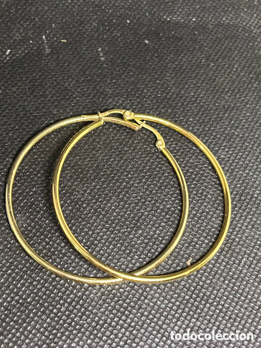 Joyeria: PENDIENTES DE ARO BA&Ntilde;O DE ORO - Foto 2