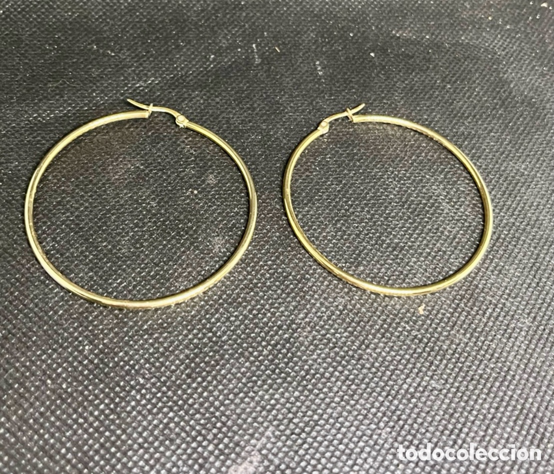Joyeria: PENDIENTES DE ARO BA&Ntilde;O DE ORO - Foto 1