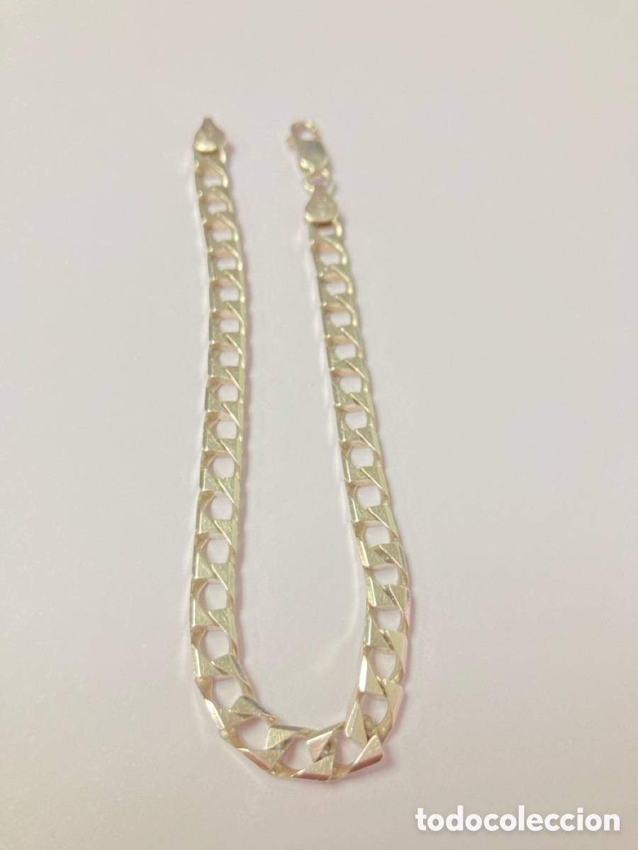 Joyeria: Pulsera de plata de caballero. 22cm/ Pul100 - Foto 3