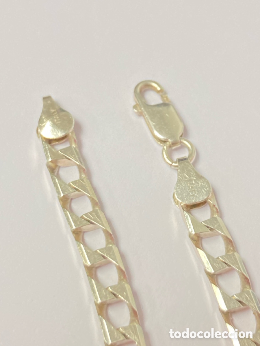 Joyeria: Pulsera de plata de caballero. 22cm/ Pul100 - Foto 4