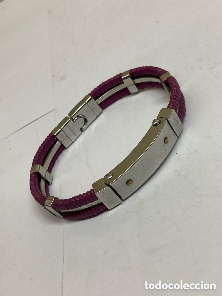 Joyeria: Pulsera de acero y oro Pul130 - Foto 1
