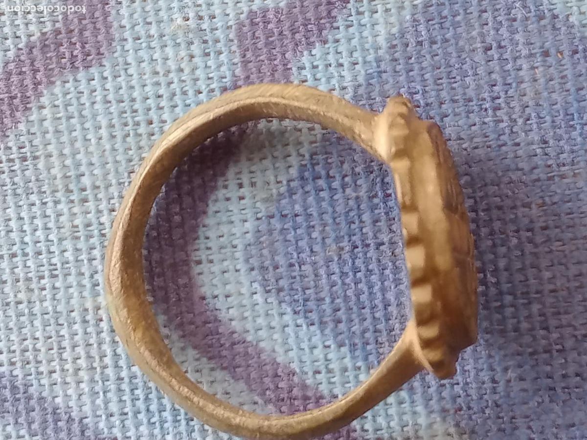 Joyeria: Anillo de bronce alto-medieval. Procedencia Inglaterra - Foto 2