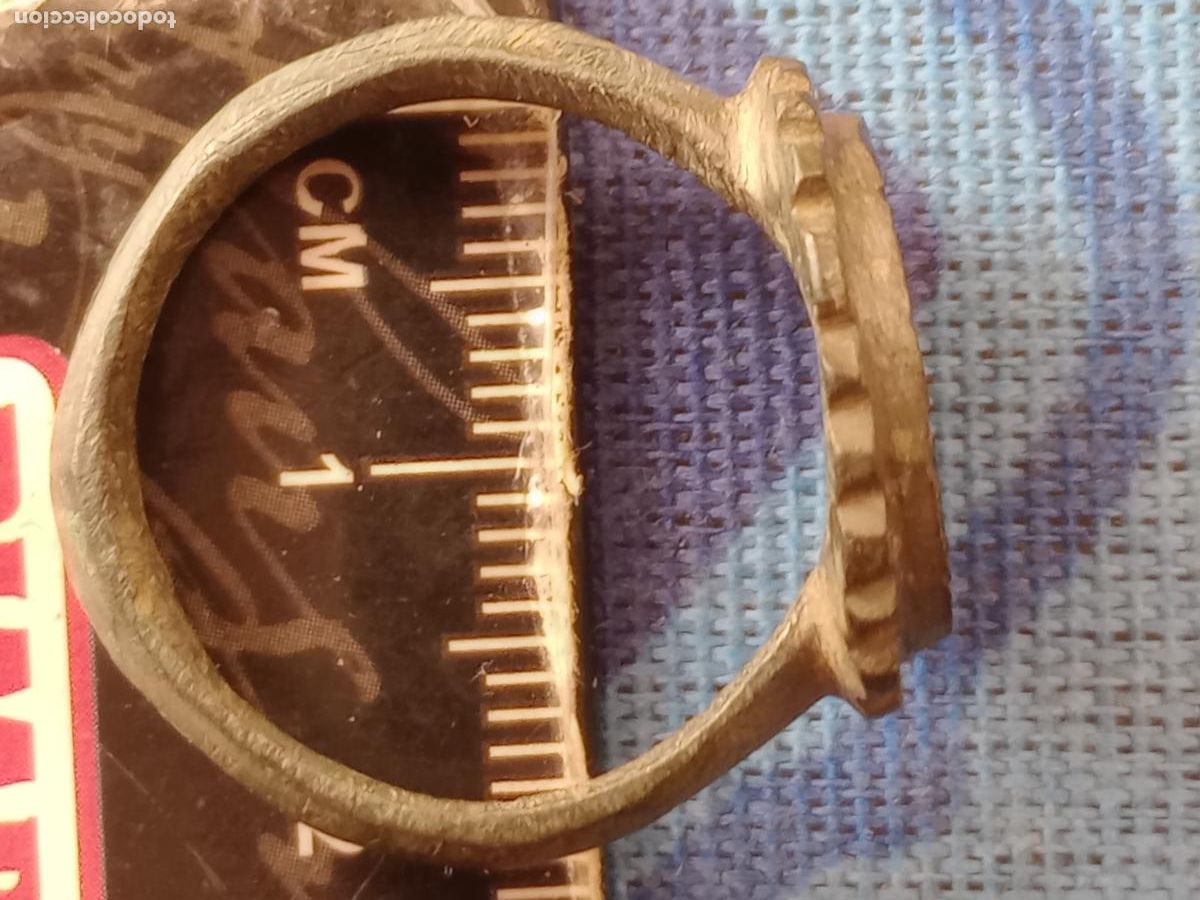 Joyeria: Anillo de bronce alto-medieval. Procedencia Inglaterra - Foto 4