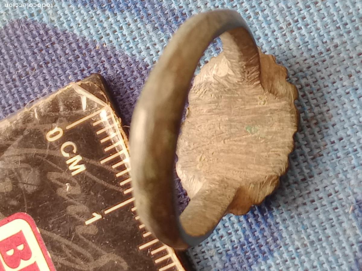 Joyeria: Anillo de bronce alto-medieval. Procedencia Inglaterra - Foto 5