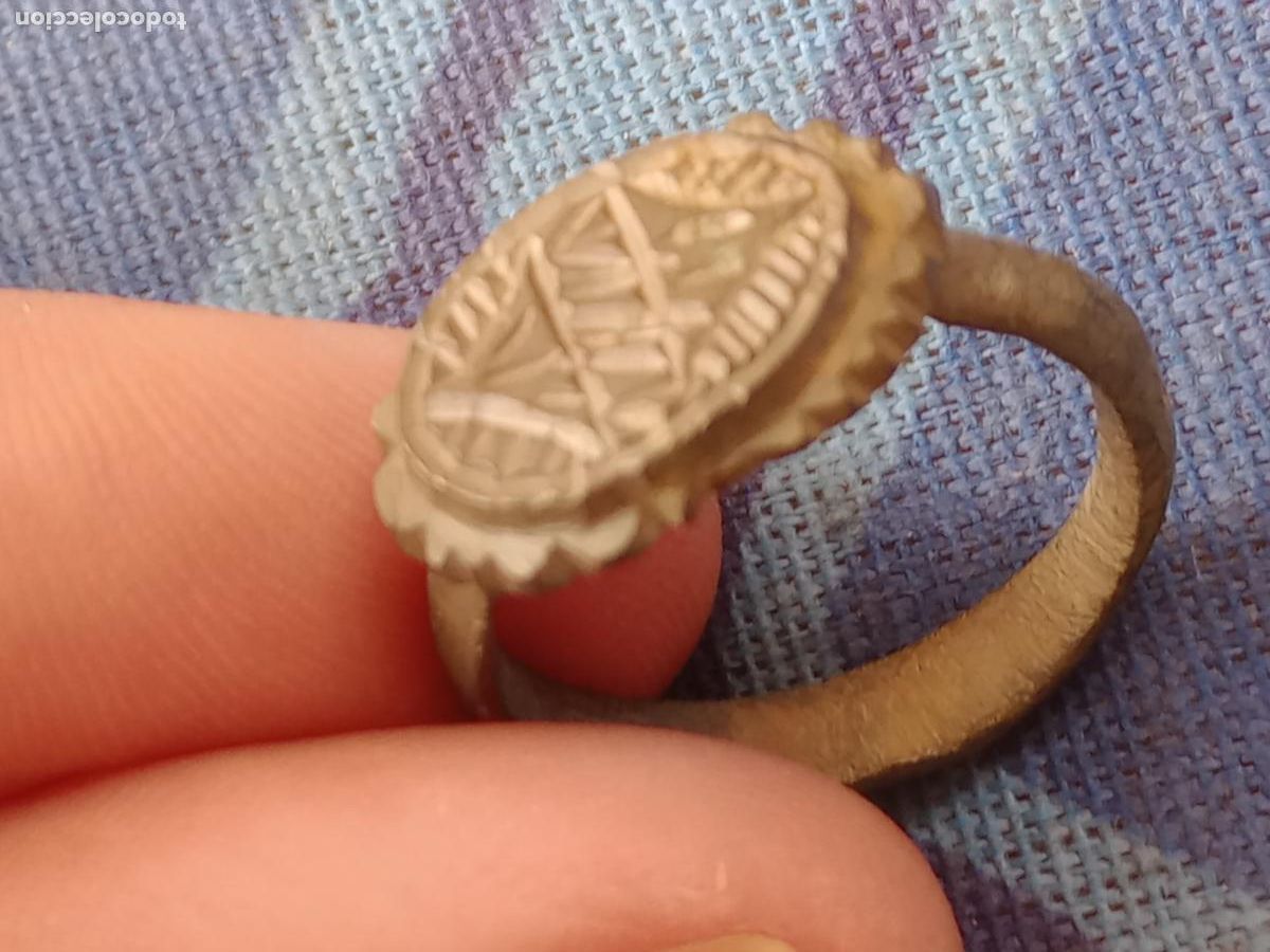 Joyeria: Anillo de bronce alto-medieval. Procedencia Inglaterra - Foto 6