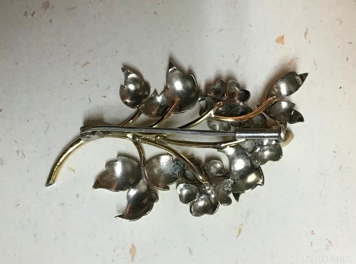 Joyeria: BROCHE PLATA, ORO, TURQUESAS - Foto 2