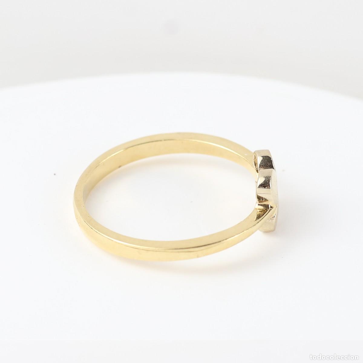 Joyeria: Anillo flor oro con diamante - Foto 5