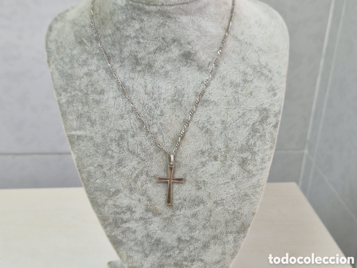 Joyeria: PRECIOSA CRUZ Y CADENA EN PLATA DE LEY - Foto 5