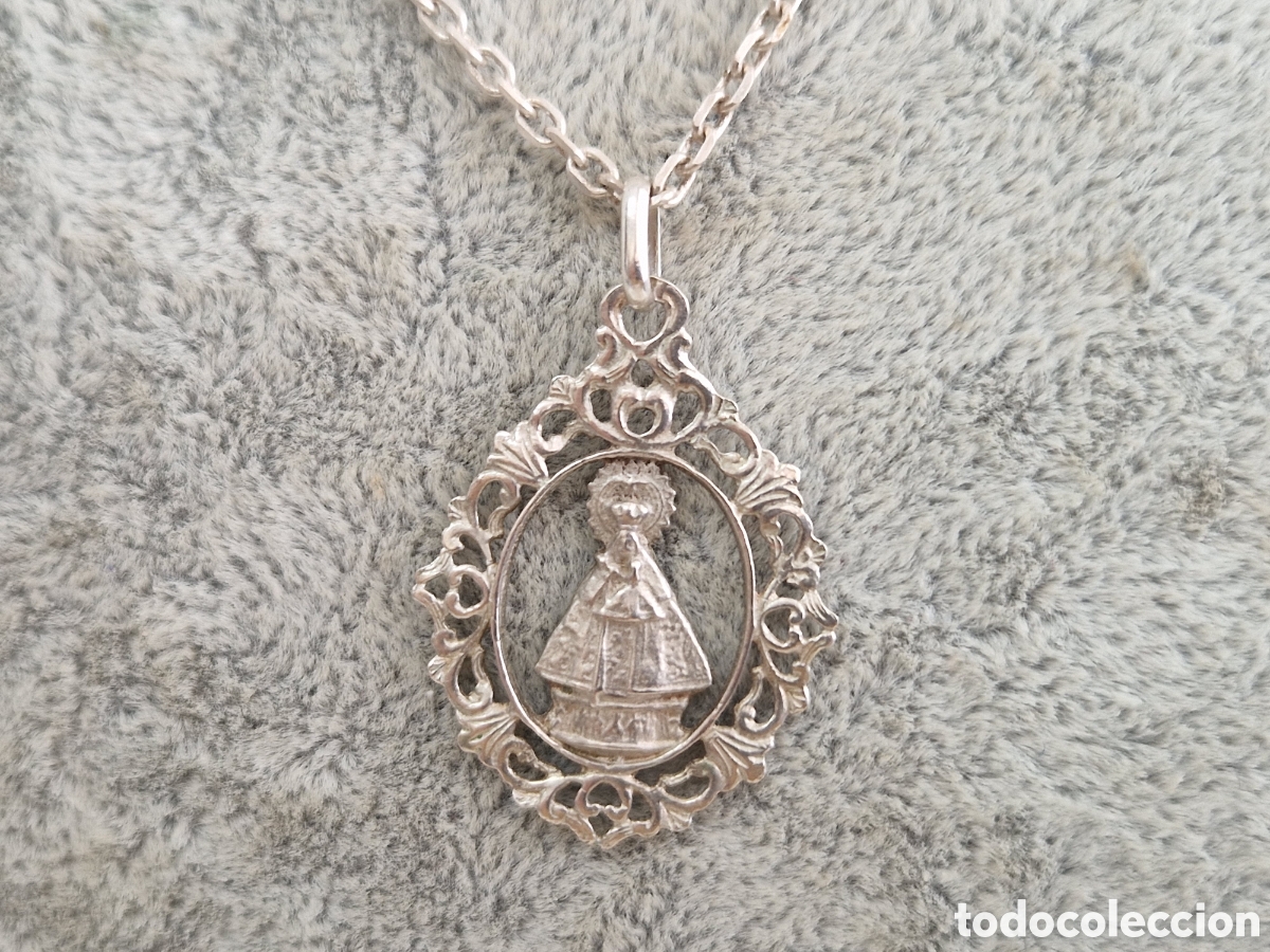 Joyeria: PRECIOSA MEDALLA DE PLATA Y CADENA - Foto 2