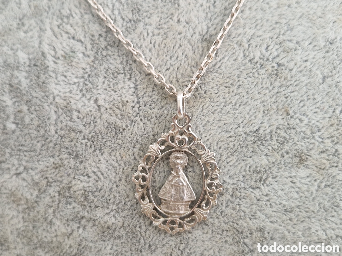 Joyeria: PRECIOSA MEDALLA DE PLATA Y CADENA - Foto 3