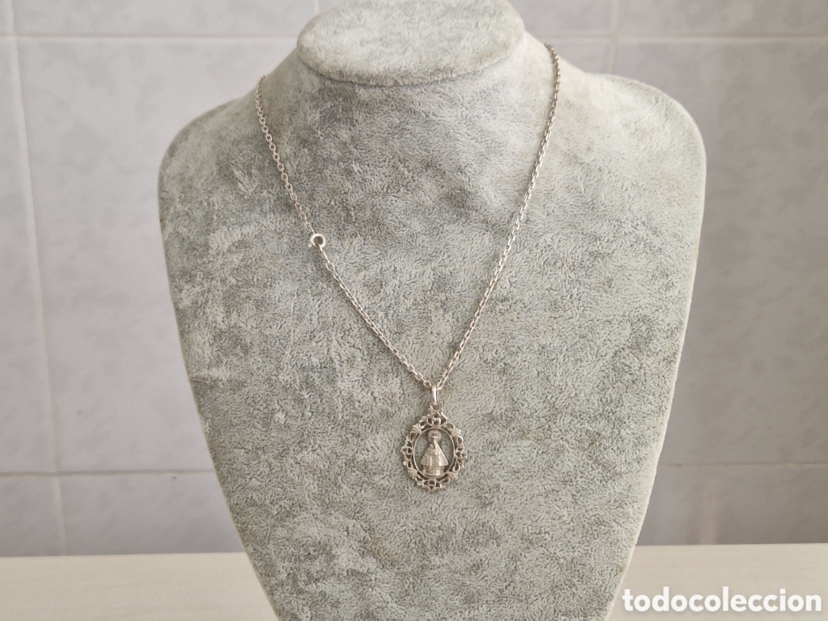 Joyeria: PRECIOSA MEDALLA DE PLATA Y CADENA - Foto 4