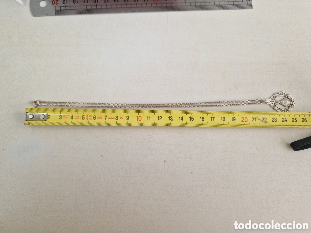 Joyeria: PRECIOSA MEDALLA DE PLATA Y CADENA - Foto 12