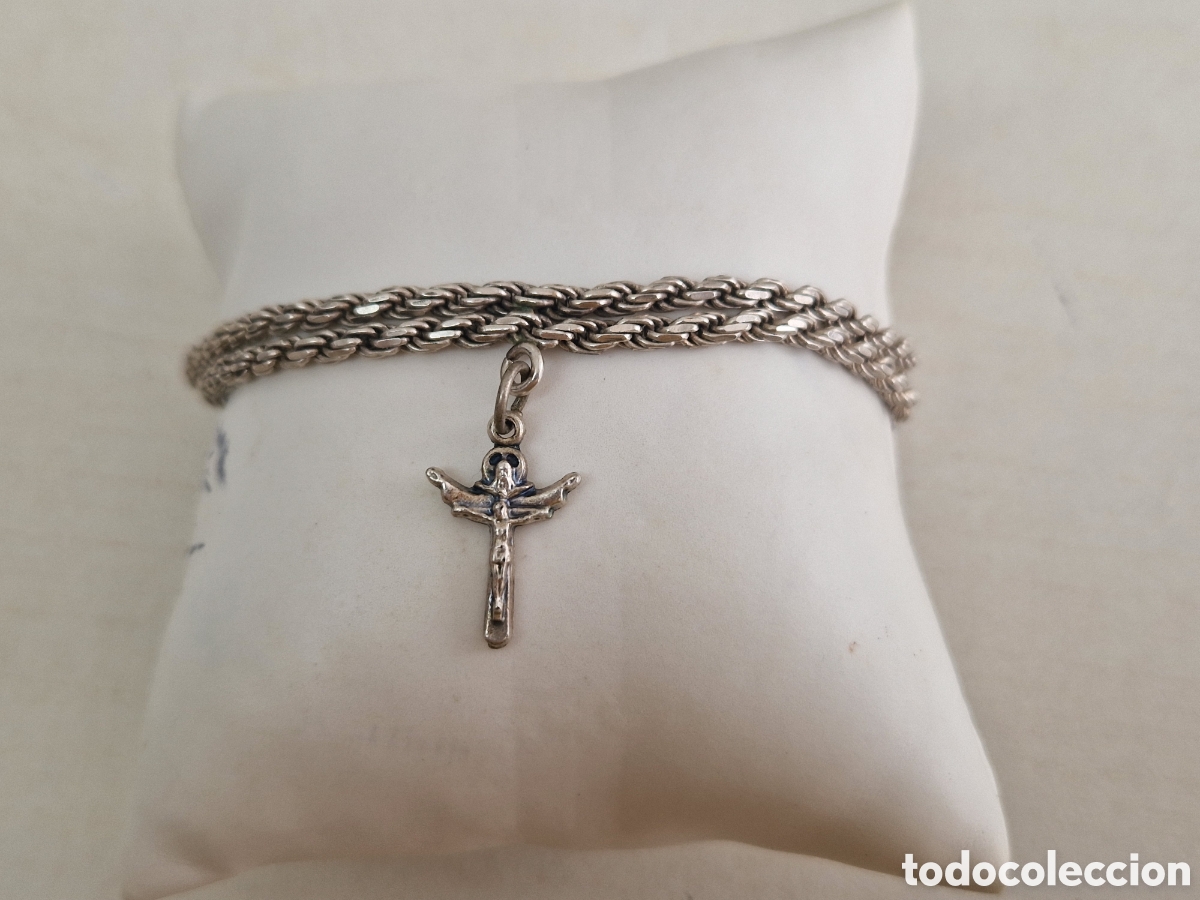 Joyeria: PULSERA DOBLE PLATA CON CRISTO - Foto 2