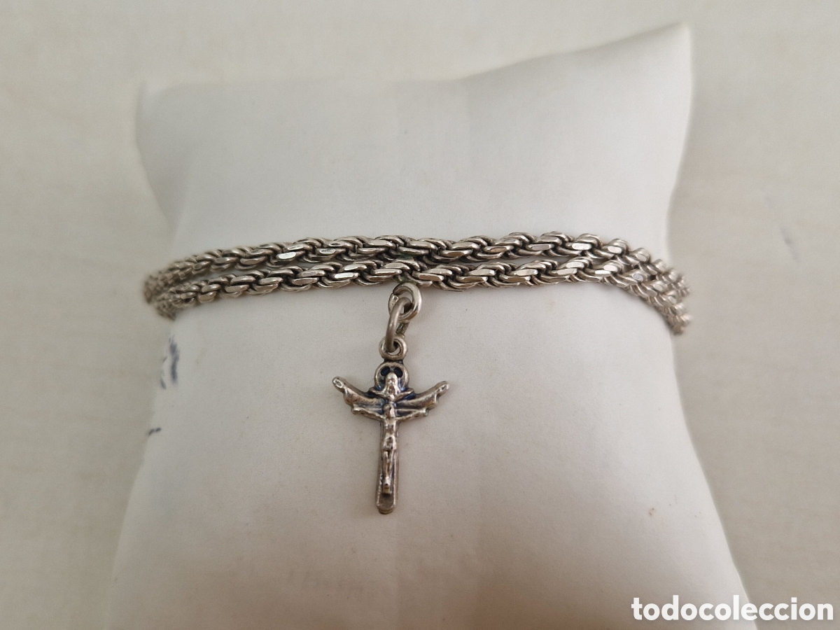 Joyeria: PULSERA DOBLE PLATA CON CRISTO - Foto 3