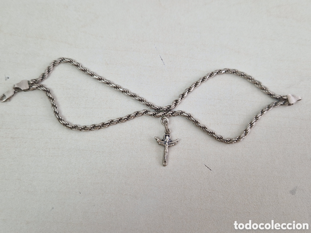 Joyeria: PULSERA DOBLE PLATA CON CRISTO - Foto 4
