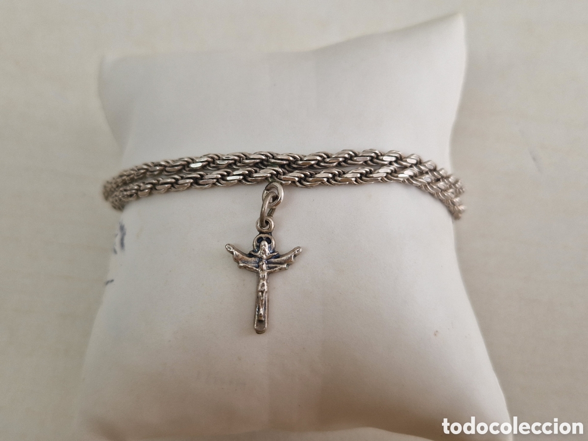Joyeria: PULSERA DOBLE PLATA CON CRISTO - Foto 5