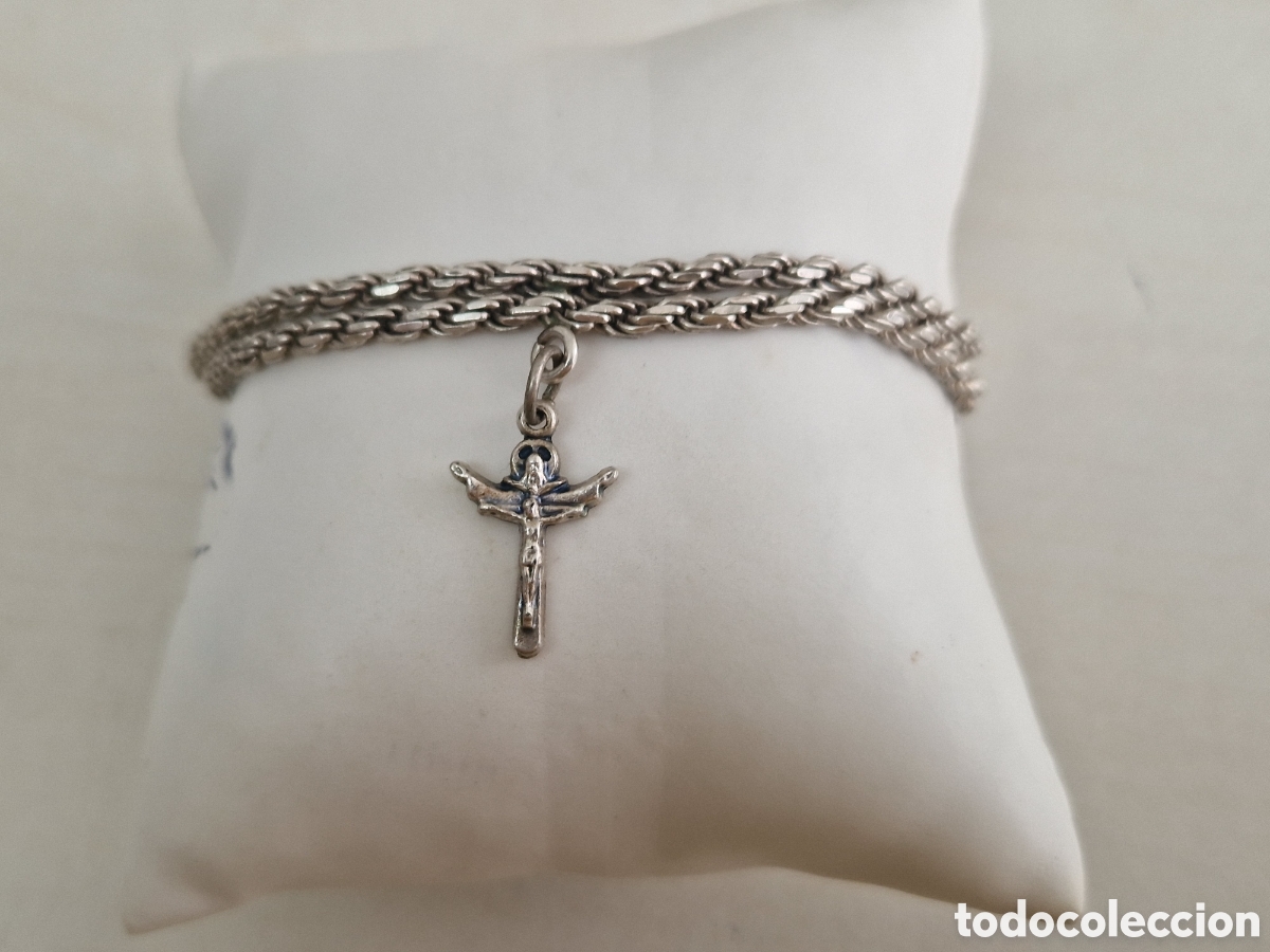 Joyeria: PULSERA DOBLE PLATA CON CRISTO - Foto 1