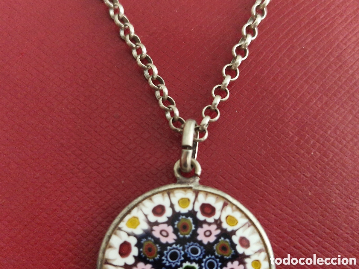 Joyeria: COLGANTE ESMALTADO PLATA Y CADENA - Foto 4