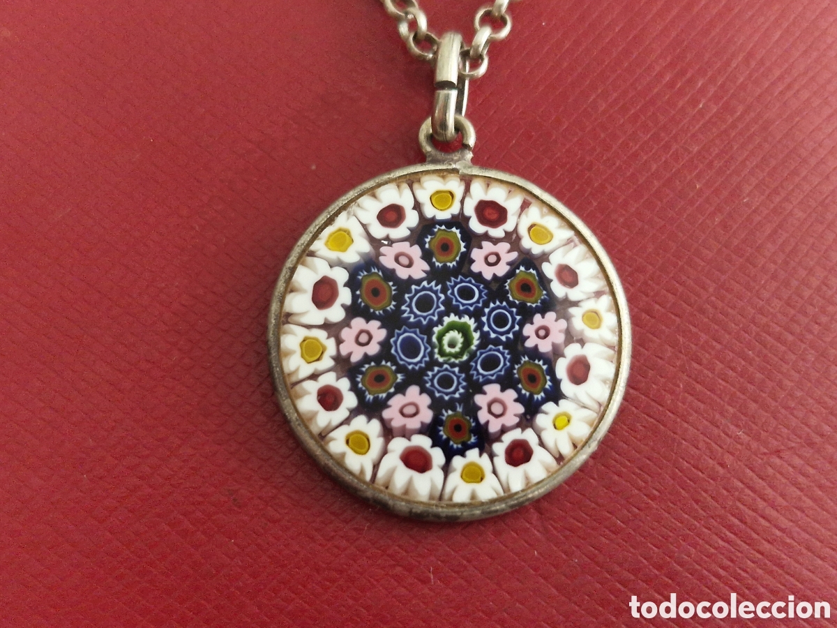 Joyeria: COLGANTE ESMALTADO PLATA Y CADENA - Foto 1