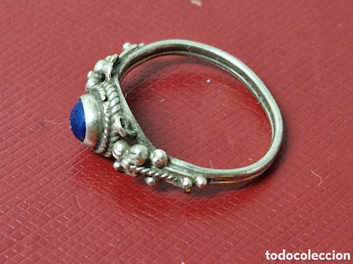 Joyeria: ANILLO DE PLATA PIEDRA LAPISZULI - Foto 4