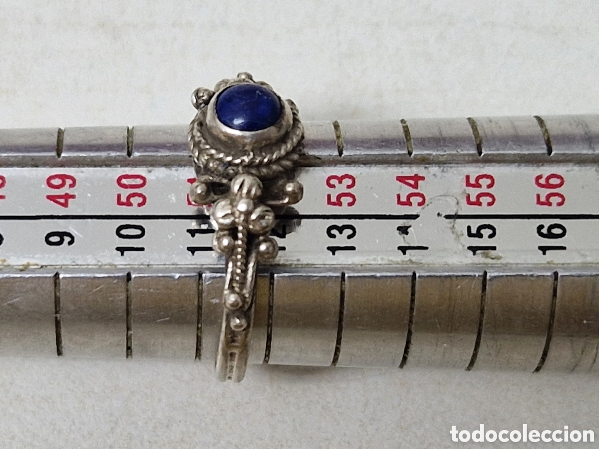 Joyeria: ANILLO DE PLATA PIEDRA LAPISZULI - Foto 5