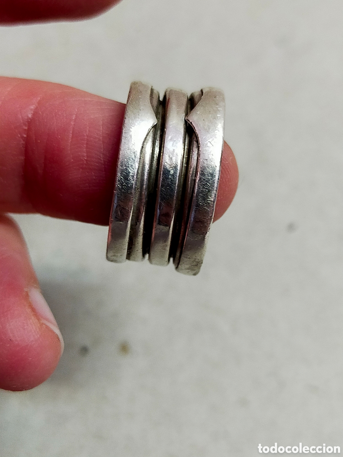 Joyeria: ANILLO O SORTIJA DE PLATA BULGARI - Foto 5
