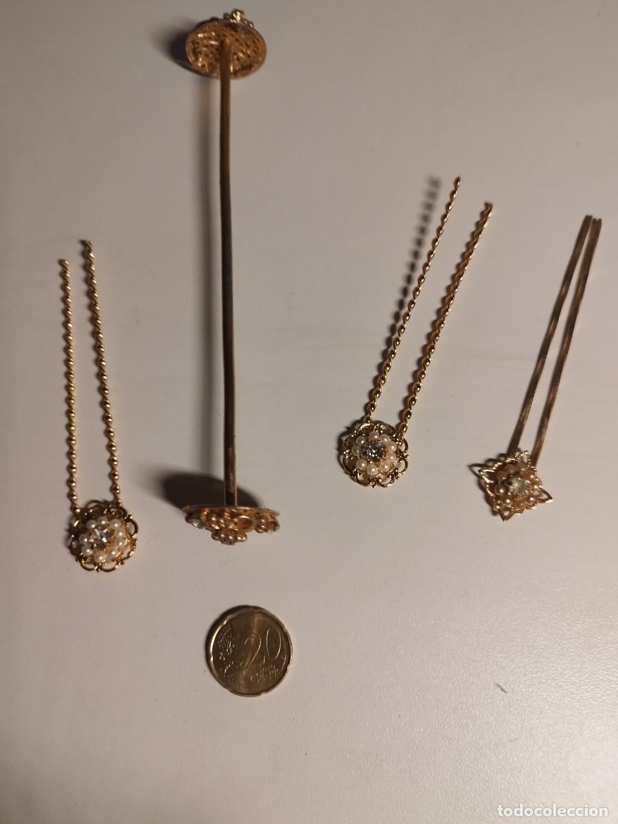 Joyeria: Aderezo de mo&ntilde;o de fallera, espadas y agujas - Foto 1