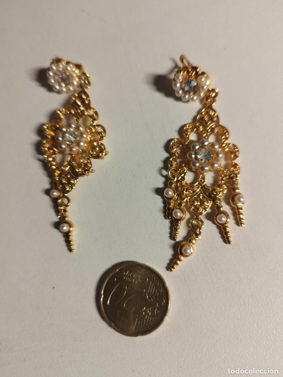 Joyeria: Aderezo de fallera-Bellea 2 broches y pendientes - Foto 7