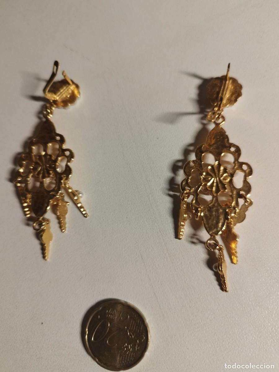 Joyeria: Aderezo de fallera-Bellea 2 broches y pendientes - Foto 8