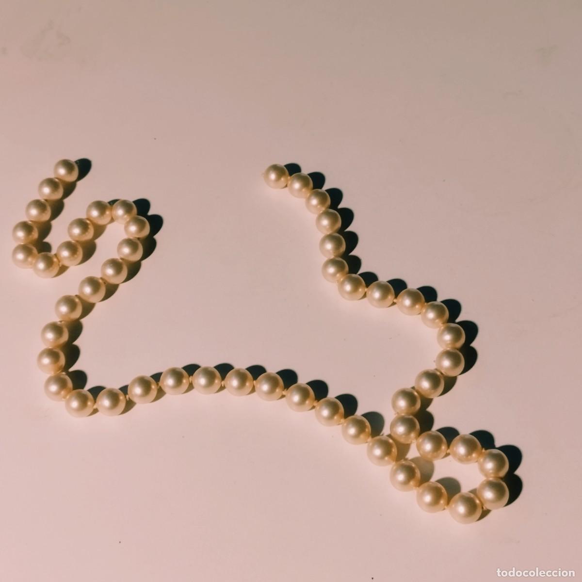 Joyeria: Antiguo collar de perlas sin cierre - Foto 1