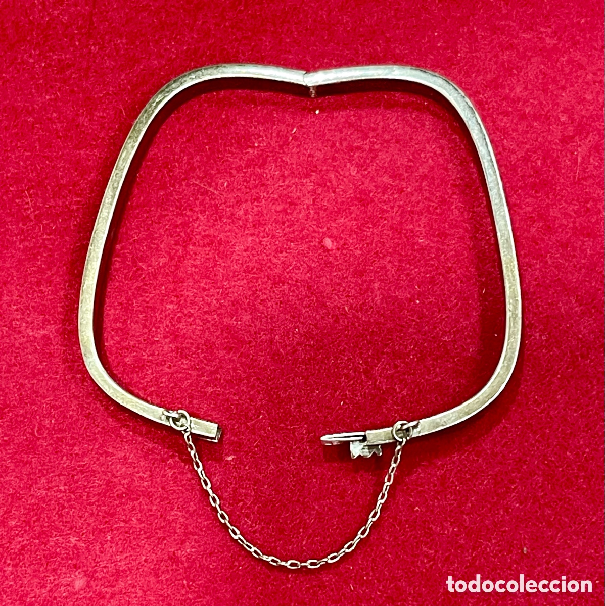 Joyeria: Pulsera r&iacute;gida en plata de ley contrastada. - Foto 2