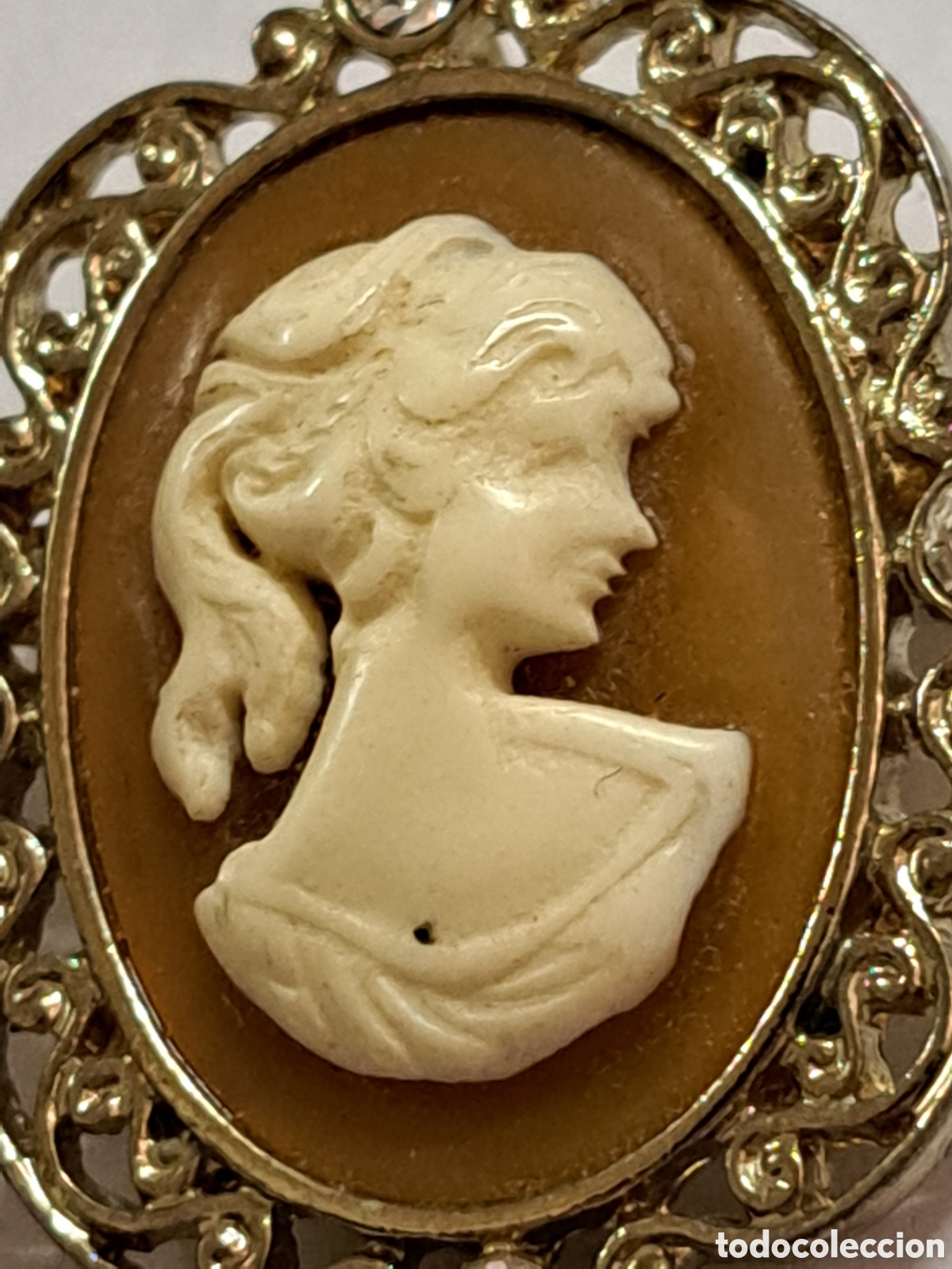 Joyeria: Antiguo broche camafeo - Foto 2