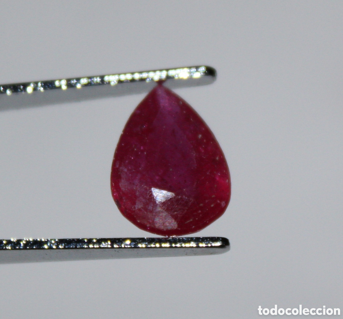 Joyeria: Rub&iacute; 3.26 quilates talla pera. - Foto 4