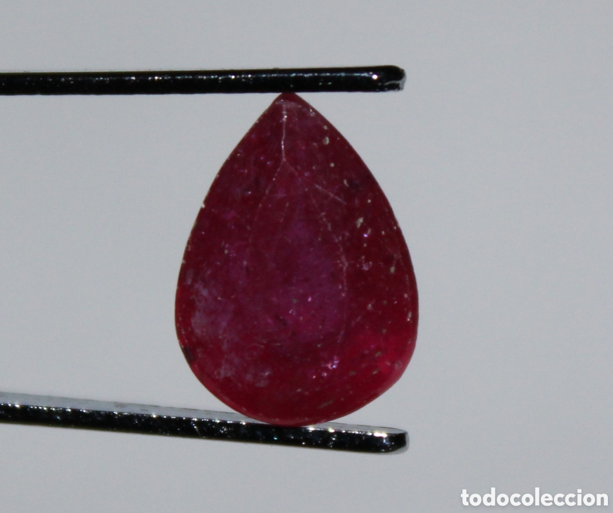 Joyeria: Rub&iacute; 3.26 quilates talla pera. - Foto 6