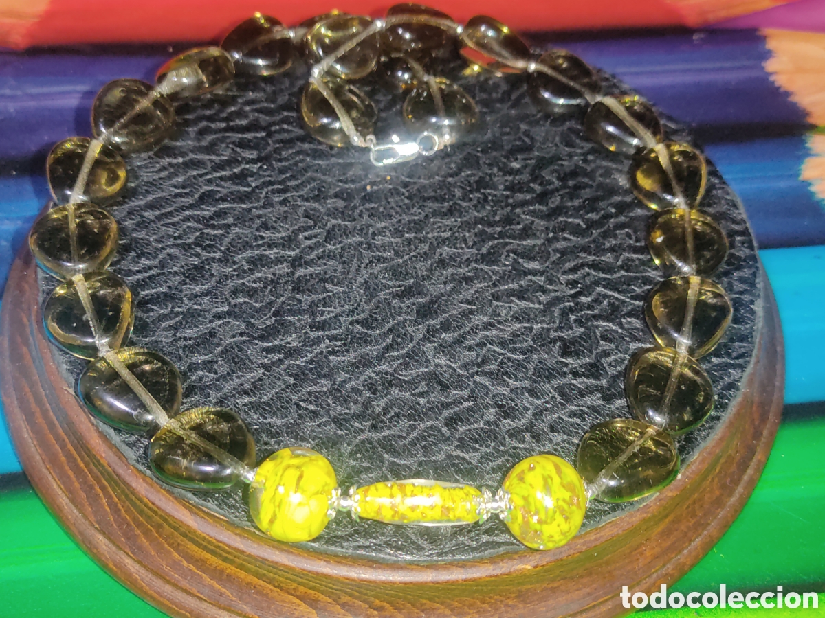 Joyeria: Collar de cristal de Murano.Vintage. - Foto 2