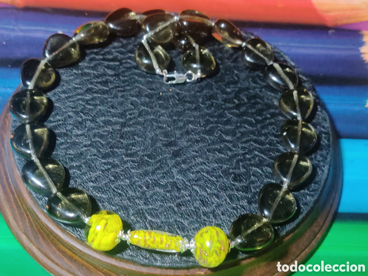 Joyeria: Collar de cristal de Murano.Vintage. - Foto 4