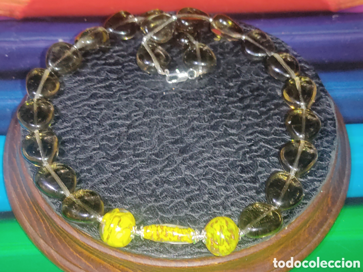 Joyeria: Collar de cristal de Murano.Vintage. - Foto 1