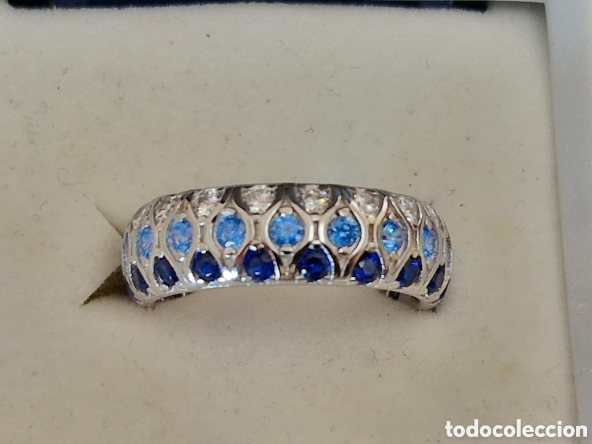 Joyeria: ANILLO DE PLATA RODIADA CON CIRCONITAS DE COLORES - Foto 8