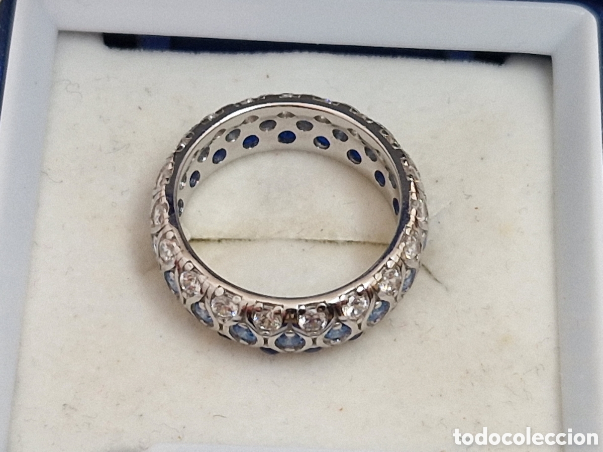 Joyeria: ANILLO DE PLATA RODIADA CON CIRCONITAS DE COLORES - Foto 10