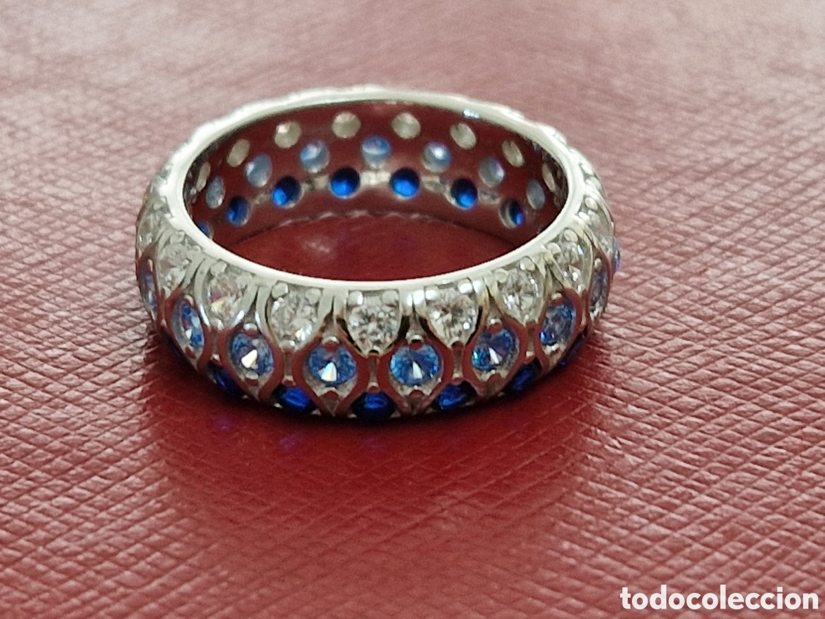 Joyeria: ANILLO DE PLATA RODIADA CON CIRCONITAS DE COLORES - Foto 13
