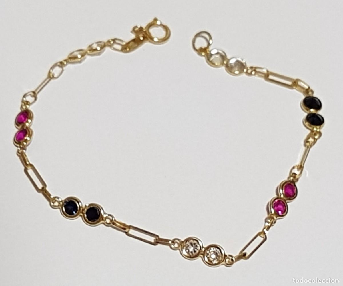 Joyeria: Pulsera de Circonitas en oro de 18 quilates (NUEVA) - Foto 1