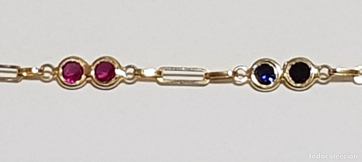 Joyeria: Pulsera de Circonitas en oro de 18 quilates (NUEVA) - Foto 2