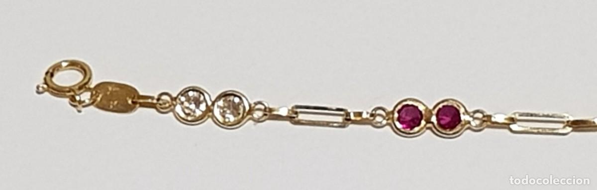 Joyeria: Pulsera de Circonitas en oro de 18 quilates (NUEVA) - Foto 3