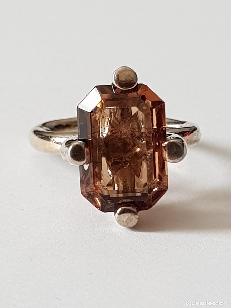 Joyeria: Anillo de plata de Ley 925 mm. con piedra (NUEVO) - Foto 1