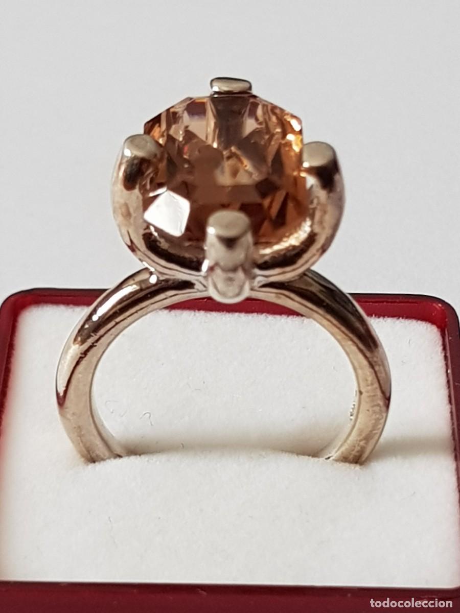 Joyeria: Anillo de plata de Ley 925 mm. con piedra (NUEVO) - Foto 4