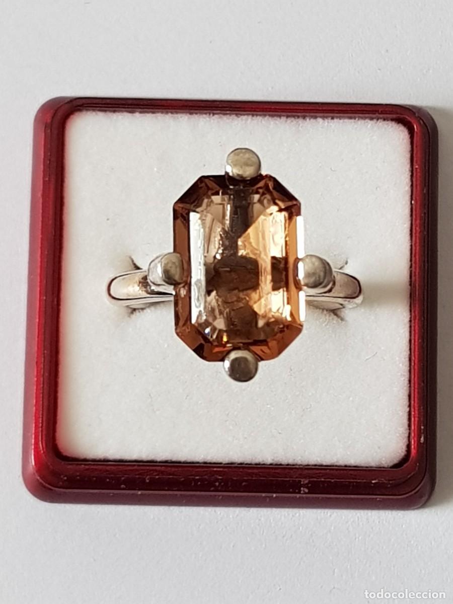 Joyeria: Anillo de plata de Ley 925 mm. con piedra (NUEVO) - Foto 5