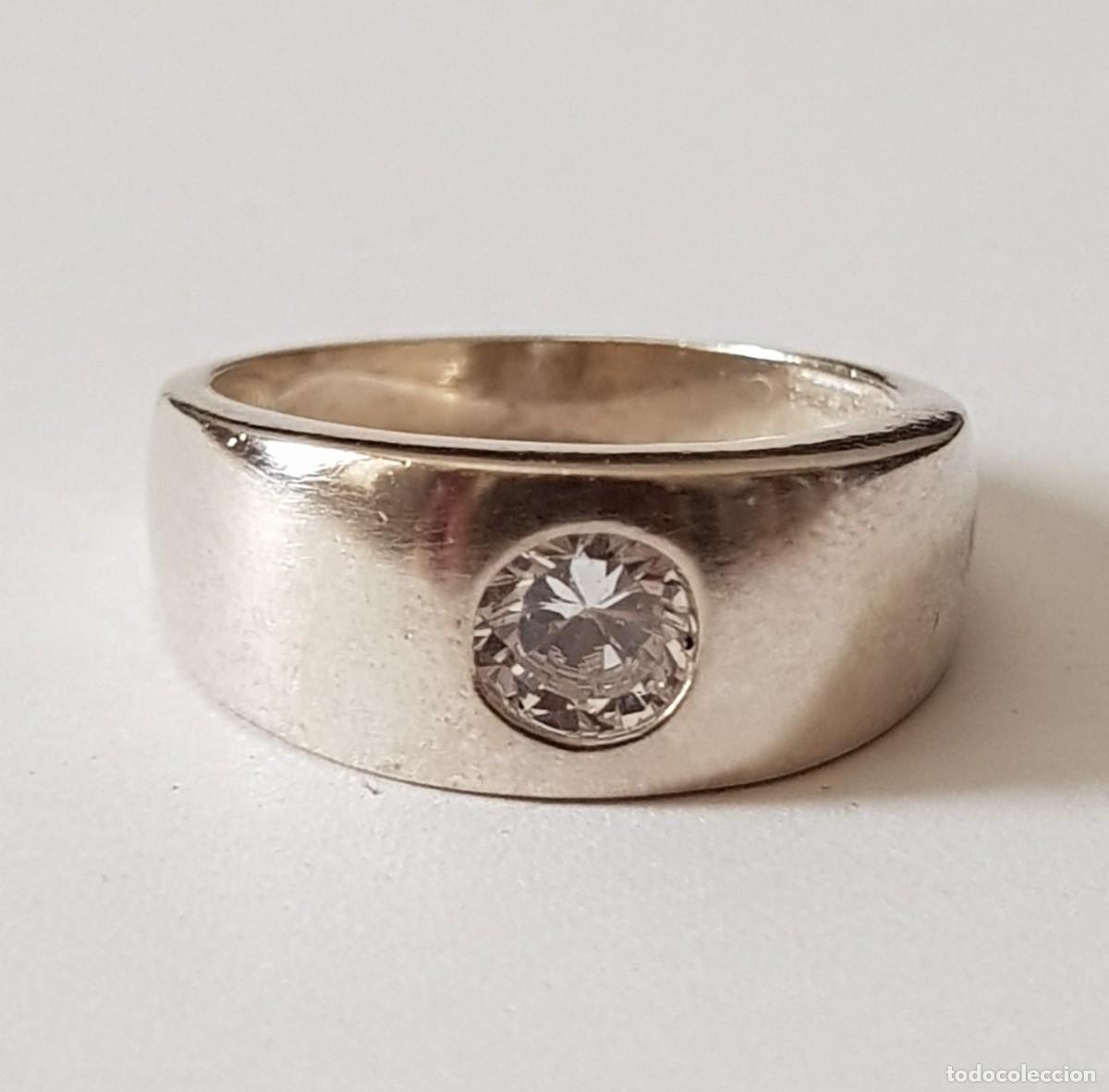 Joyeria: Anillo de plata de Ley 925 mm. con piedra (NUEVO) - Foto 1