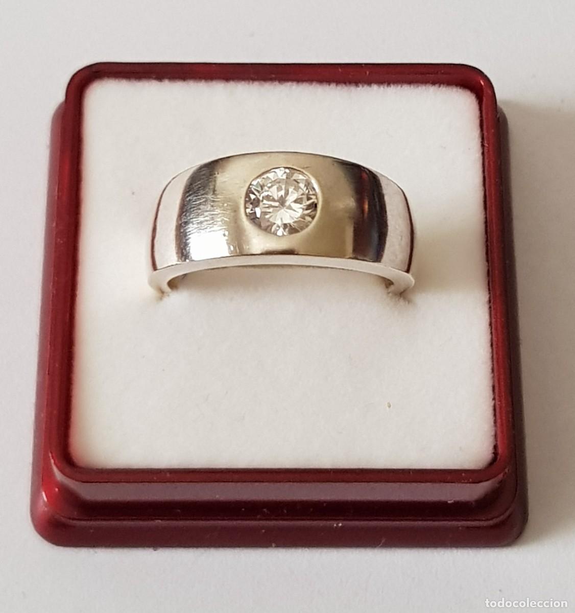 Joyeria: Anillo de plata de Ley 925 mm. con piedra (NUEVO) - Foto 2