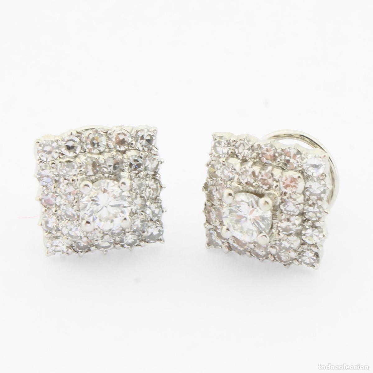 Joyeria: Pendientes oro con brillantes - Foto 1
