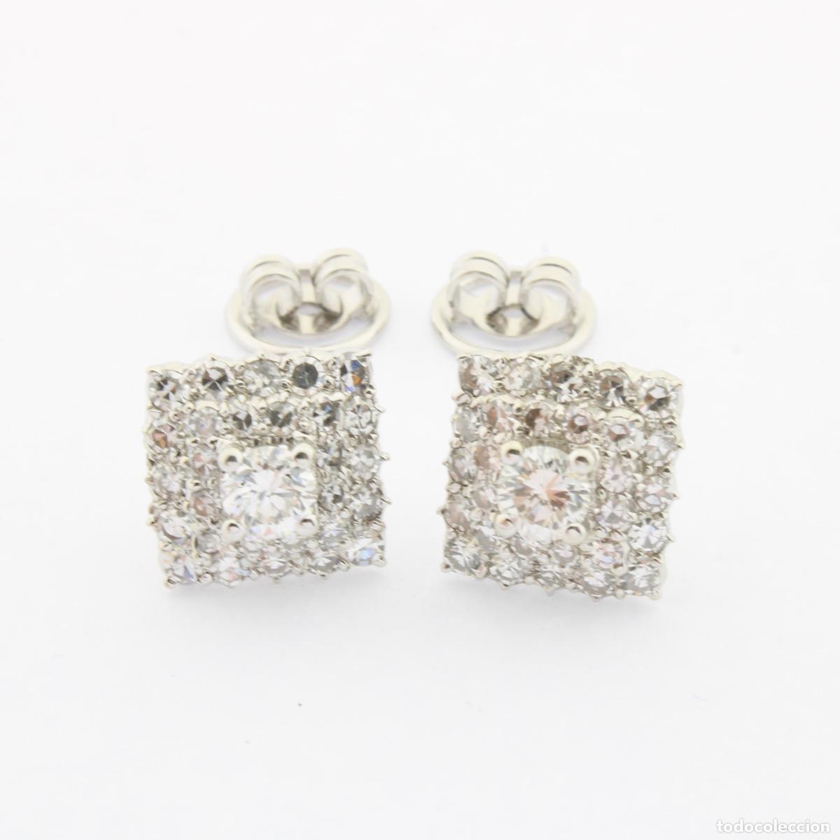 Joyeria: Pendientes oro con brillantes - Foto 3
